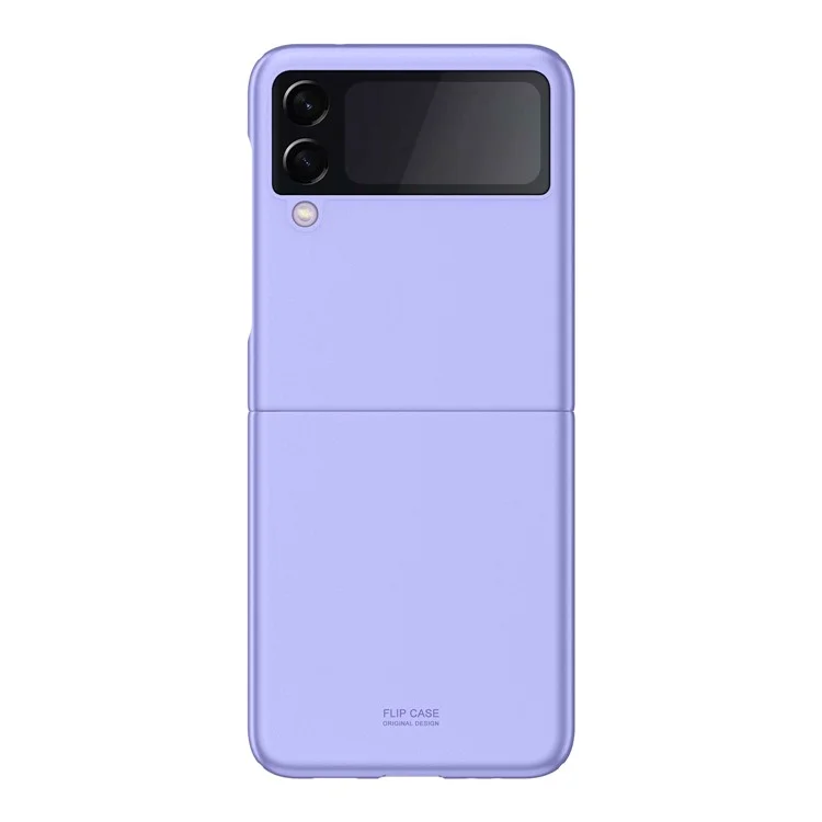 Couverture De Téléphone Anti-empreintes Digitales PC PC Matte Finition Cas De Protection Antichoc Pour Samsung Galaxy Z Flip3 5g - Mauve