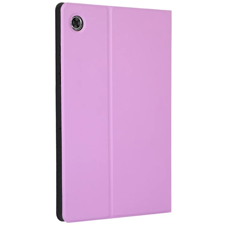 Capa à Prova de Choques para Samsung Galaxy Tab A8 10.5 (2021) Capa de Couro PU TPU Com Suporte Proteção Total para Tablet - Roxo