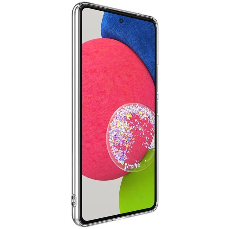 IMAK UX-5 Series Capa de Telefone Flexível de TPU Transparente de Proteção de Lente de Absorção de Choque para Samsung Galaxy A53 5G 