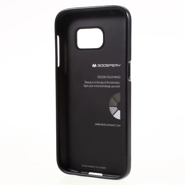 MERCURY GOOSPERY i JELLY Finger Ring Kickstand TPU Cover for Samsung Galaxy S7 G930 - Black