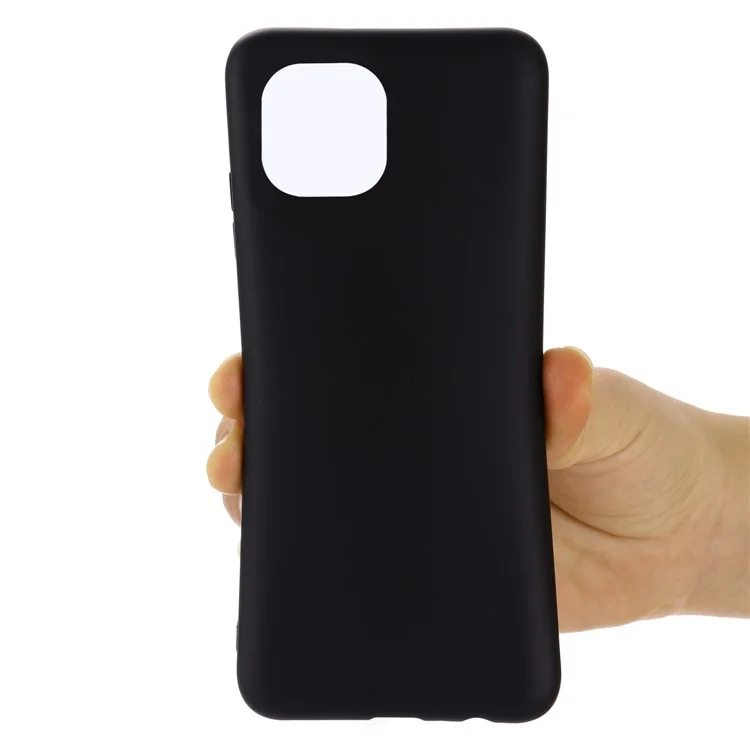 Per Samsung Galaxy A03 (164,2 x 75,9 x 9,1 mm) Fodera in microfibra Resistente ai graffi Custodia per telefono in silicone liquido morbido con cinturino - Nero