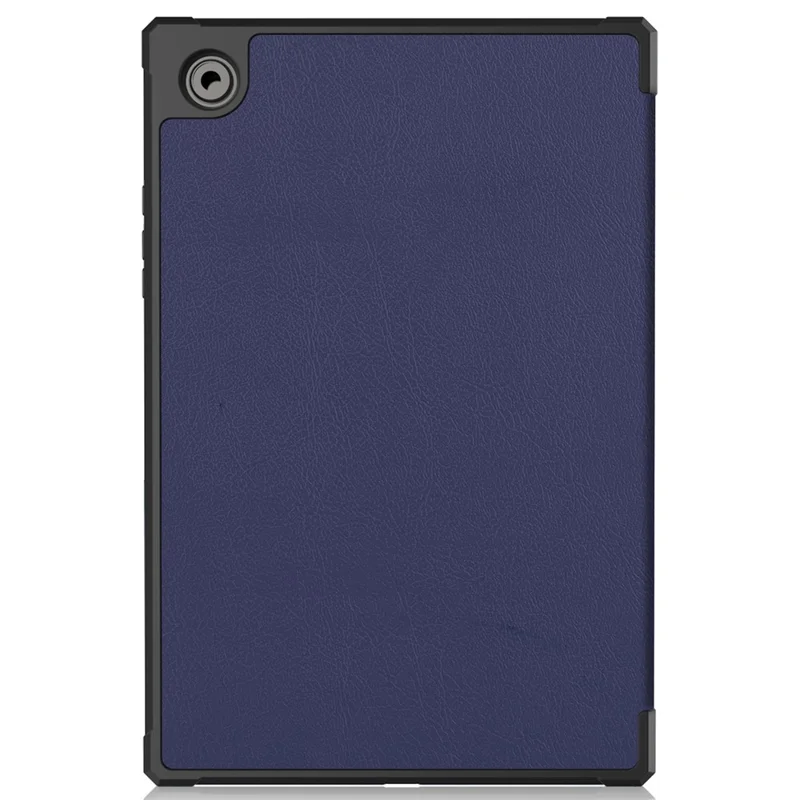 For Samsung Galaxy Tab A8 10.5 (2021) PU Leather Tri-fold Stand Tablet Case Smart Auto Wake / Sleep Folio Cover - Blue