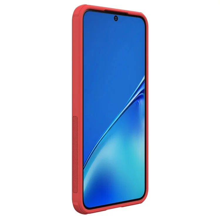 Nillkin Shield Shield Pro Anti-fingerprint PC + TPU Protective Telefon Case Cover Per Samsung Galaxy S22 + 5G - Rosso
