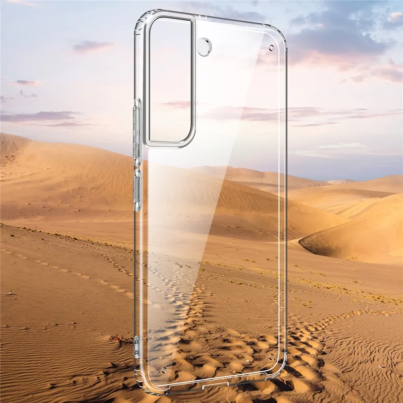 FUKELAI Ultra Thin Transparent TPU Case Mobile Phone Shockproof Protective Cover for Samsung Galaxy S22+ 5G