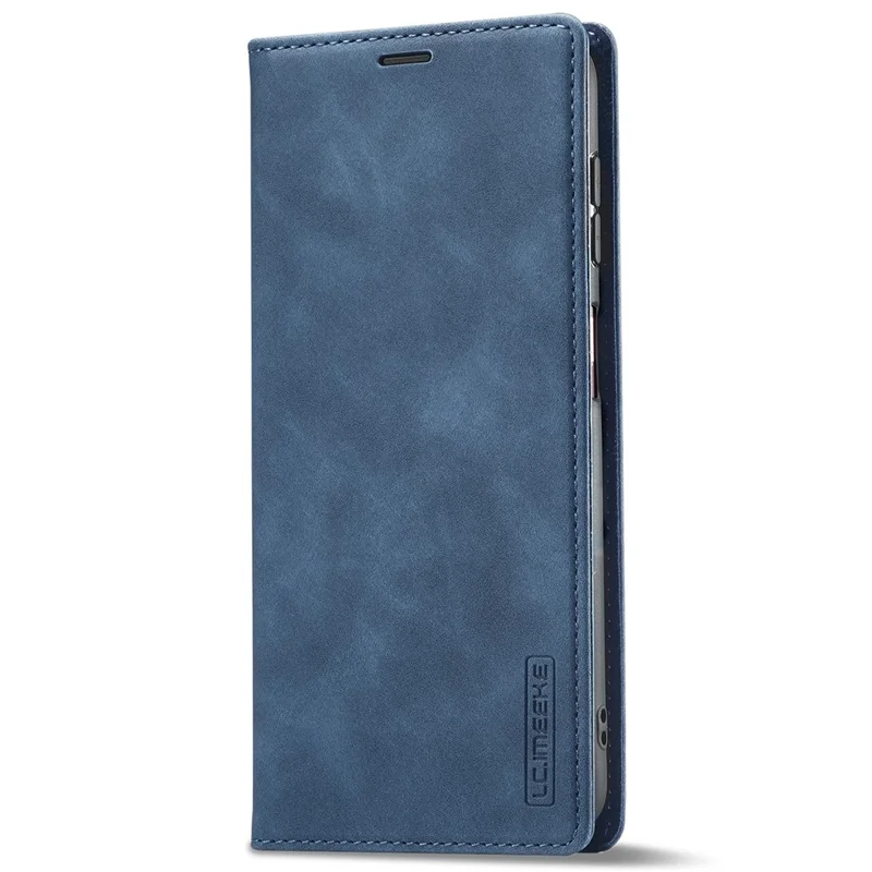 LC.IMEEKE Magnetic Auto Closing PU Leather + TPU Stand Wallet Phone Case Shell for Samsung Galaxy A13 5G / A04s 4G (164.7mm) - Blue