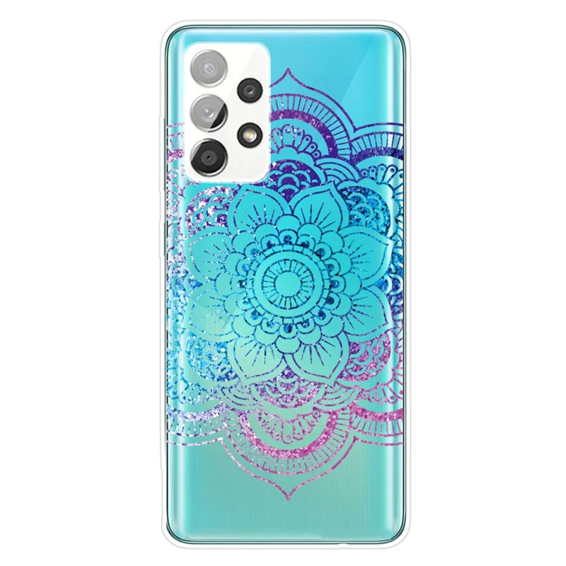 Mandala Pattern Printing Scratch-resistant TPU Phone Case Cover for Samsung Galaxy A53 5G - Style B