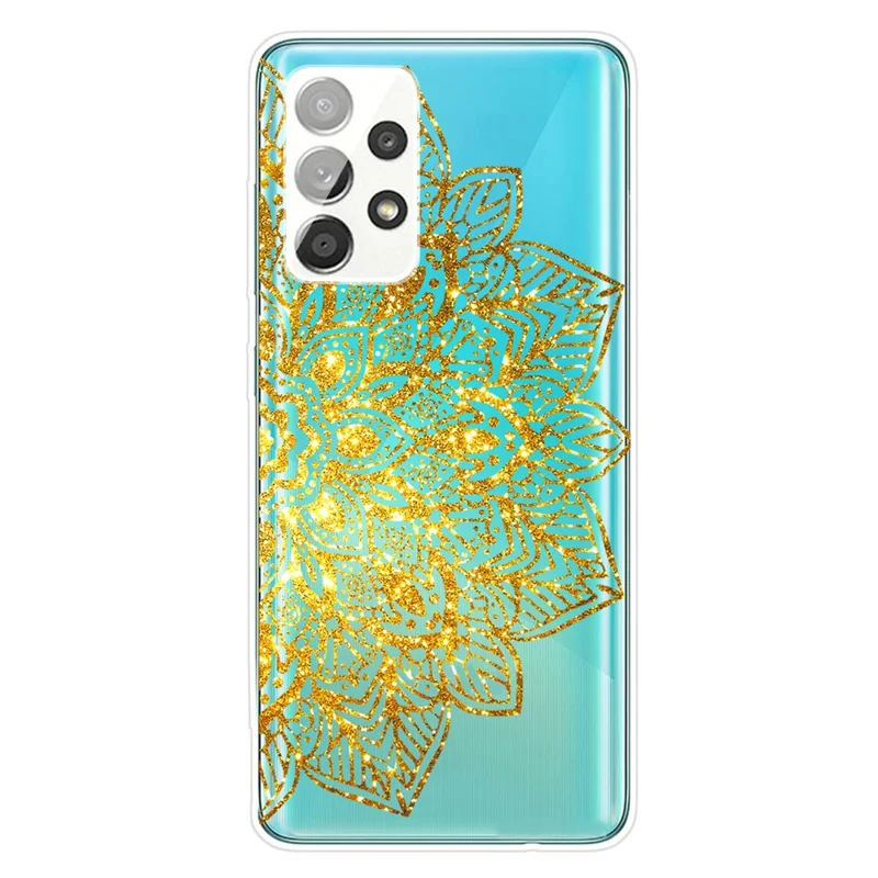 Mandala Pattern Printing Non-deformable TPU Phone Case Cover for Samsung Galaxy A52 4G / 5G / A52s 5G - Style I