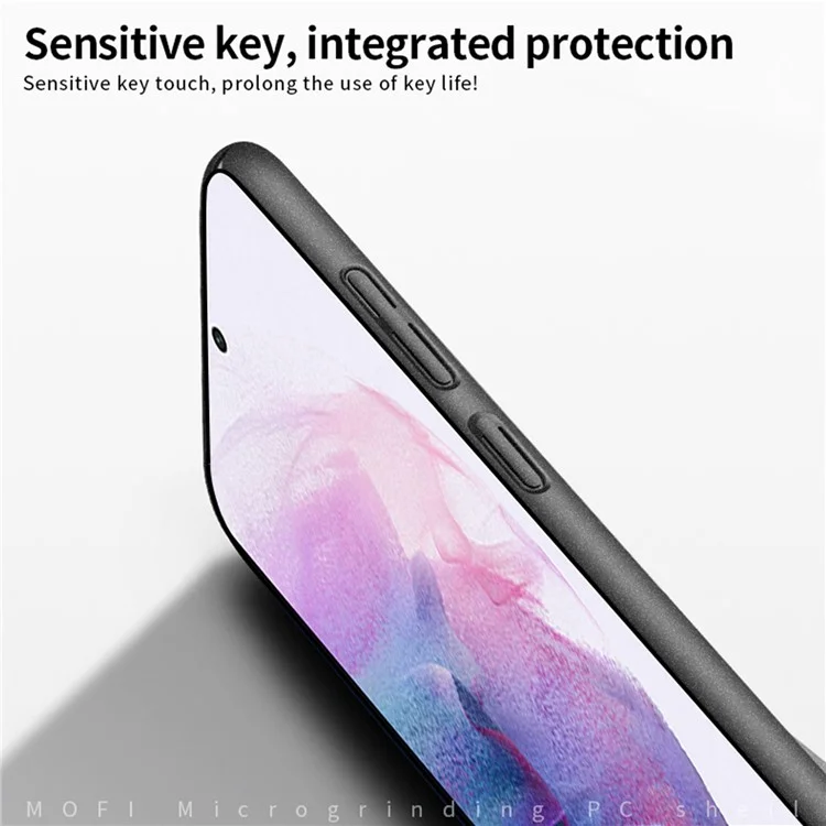 MOFI Shield Matte Series Drop Protection Hard PC Mobile Phone Case Cover для Samsung Galaxy S21 Ultra 5G - Черный