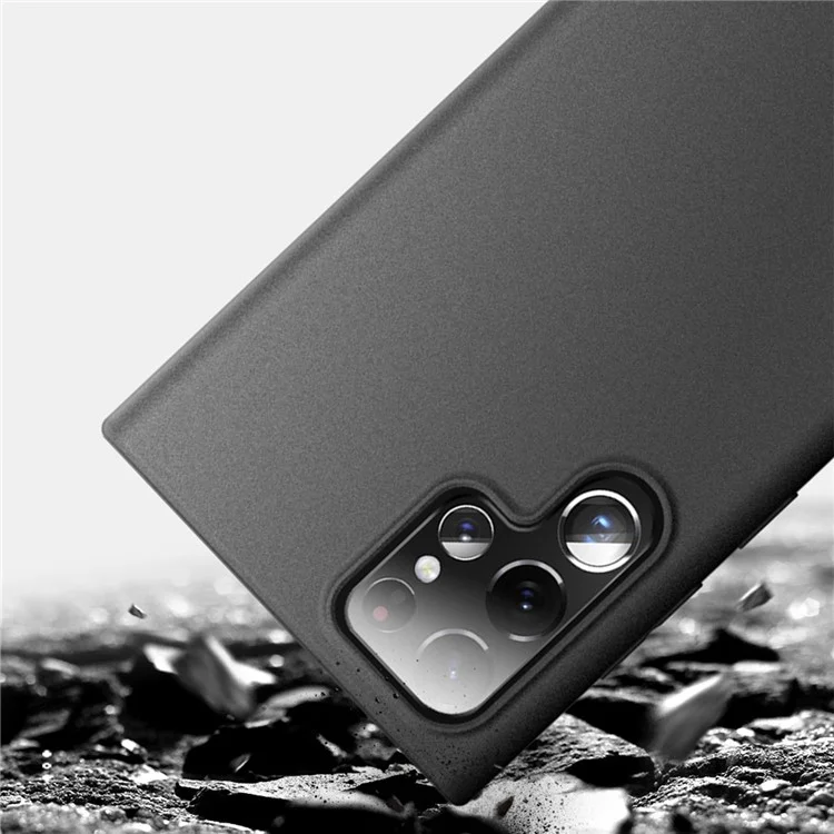 Защитный чехол X-LEVEL Guardian Series Soft TPU с матовой поверхностью, устойчивый к царапинам, для Samsung Galaxy S22 5G - черный