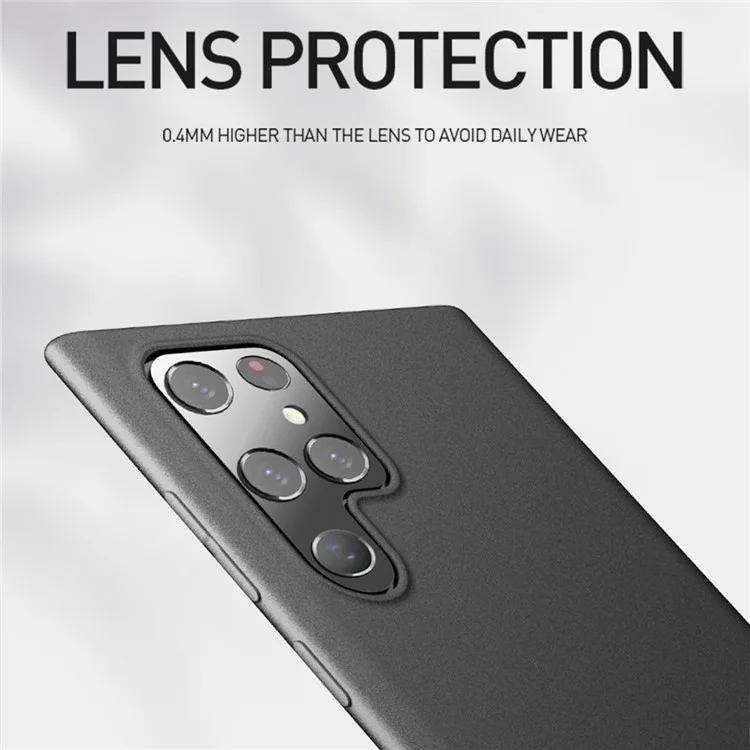 Защитный чехол X-LEVEL Guardian Series Soft TPU с матовой поверхностью, устойчивый к царапинам, для Samsung Galaxy S22 5G - черный