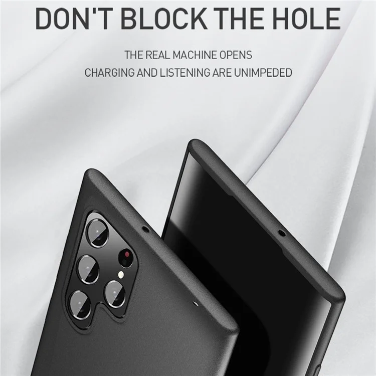 Защитный чехол X-LEVEL Guardian Series Soft TPU с матовой поверхностью, устойчивый к царапинам, для Samsung Galaxy S22 5G - черный