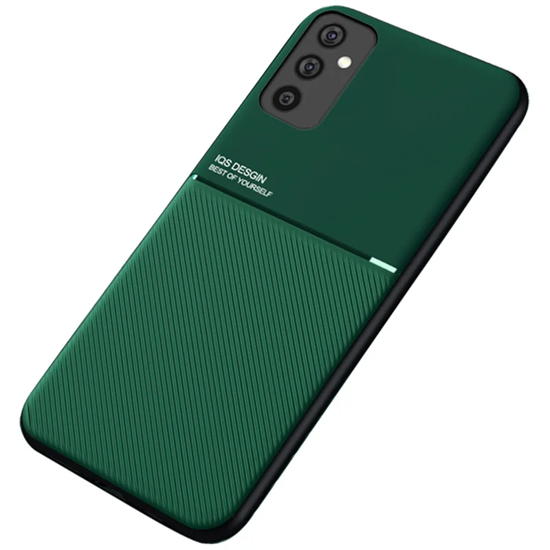 Étui de Téléphone à Étalage Imprimé TPU + PU Couvercle de Protection Revêtue de Cuir Pour Samsung Galaxy M52 5G - Vert
