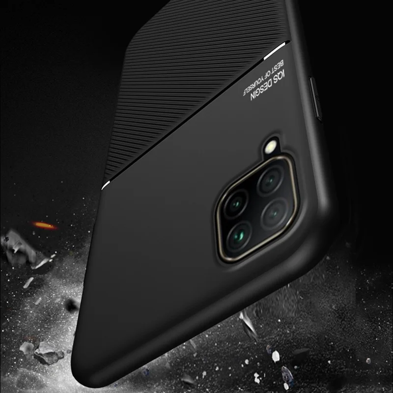 Строительный Стиль Бизнес -стиля Shock Phone Case TPU + PU Кожаный Покрытый Защитный Обложка Для Samsung Galaxy A22 4G (версия Eu)/m32 (глобальная Версия) - Зеленый