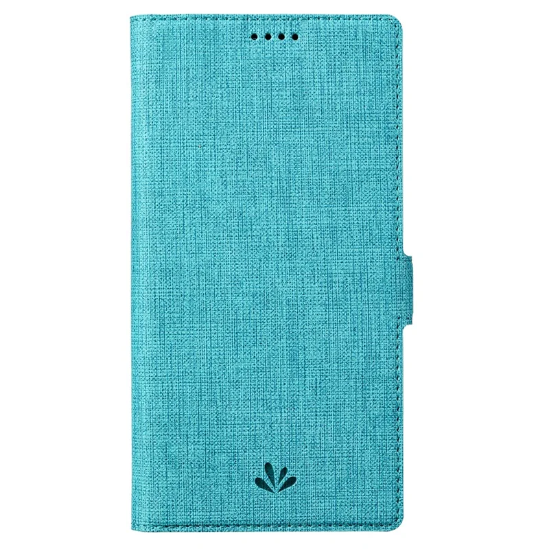 VILI K Series Magnetic Closure Drop-proof Stand Wallet Leather Mobile Phone Case Shell for Samsung Galaxy S22 Ultra 5G - Blue