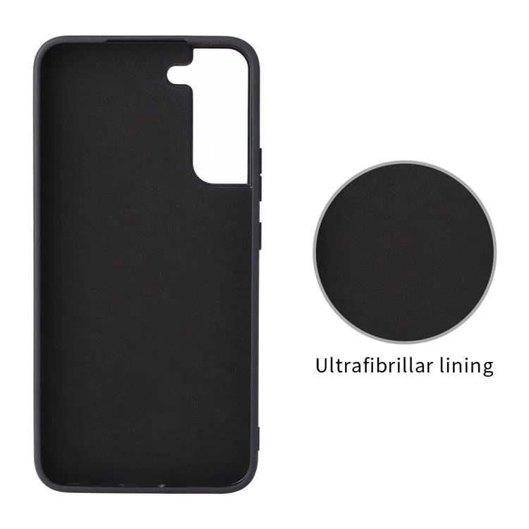 Padrão Texturizado Elegante Design com Suporte Lateral Caso Híbrido de Couro PU+PC+TPU para Samsung Galaxy S22 5G - Leopardo/Marrom Escuro