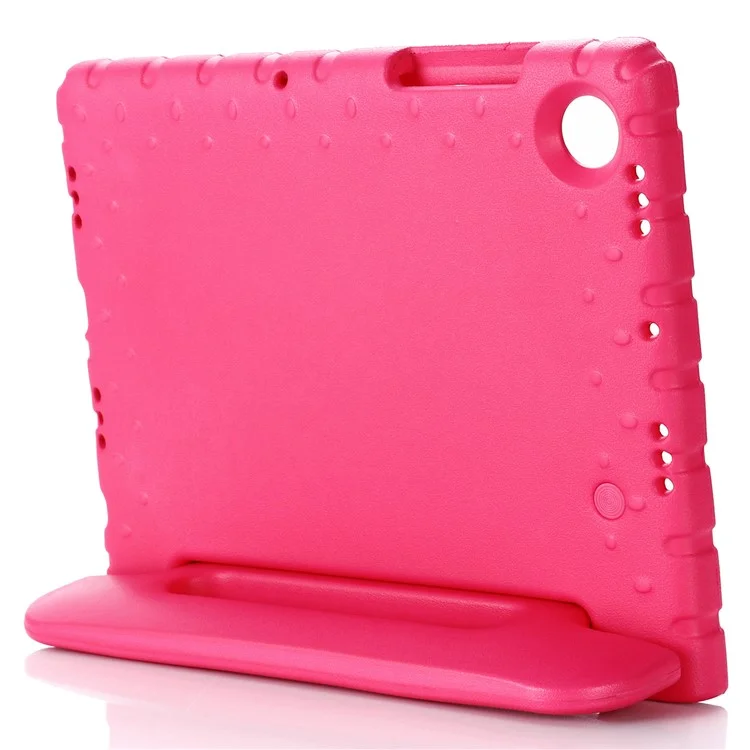 Tragbares Handle Kickstand -design Schocksicherer EVA Protective Tablet -hülle Für Samsung Galaxy Tab A8 10.5 (2021) - Rose