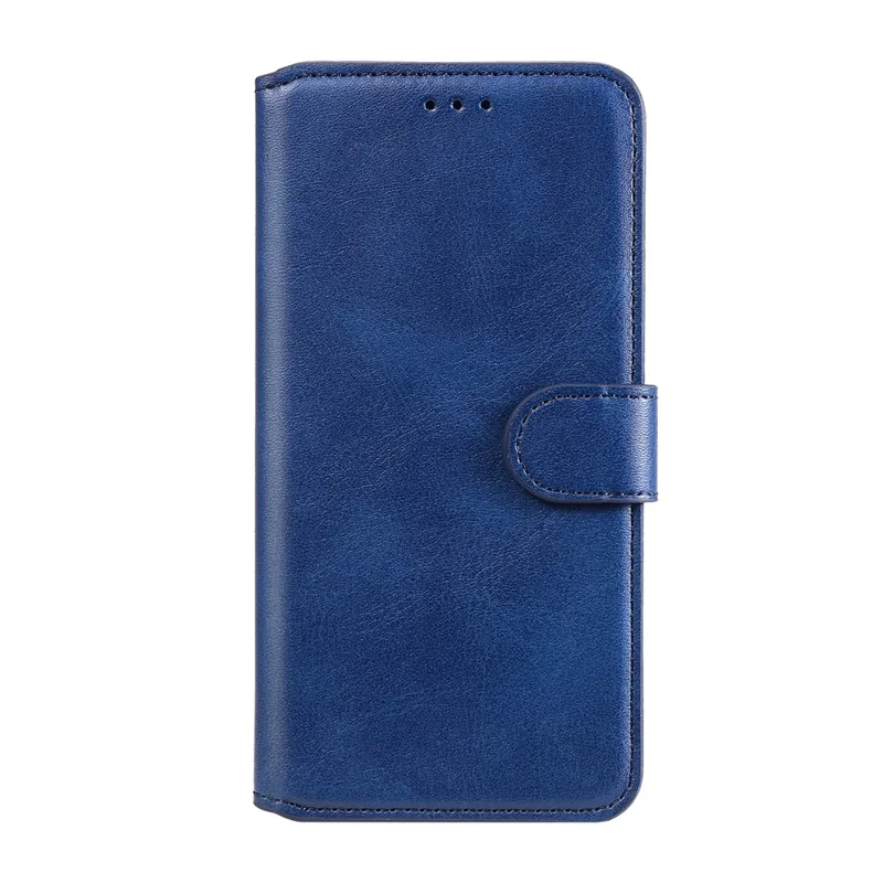 Well-protected Wallet Stand PU Leather + TPU Magnetic Clasp Phone Cover Case for Samsung Galaxy A13 4G - Blue