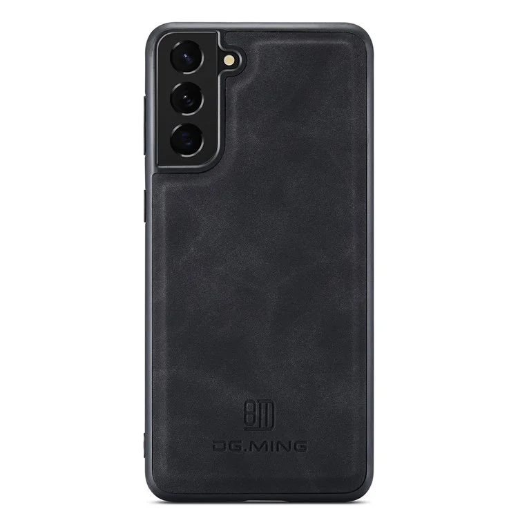 Dg. Ming M1-serie Für Samsung Galaxy S22+ 5G Anti-fall-abnehmbar 2-in-1-brieftaschen-stütze Drahtlose Ladung Telefonhülle - Schwarz