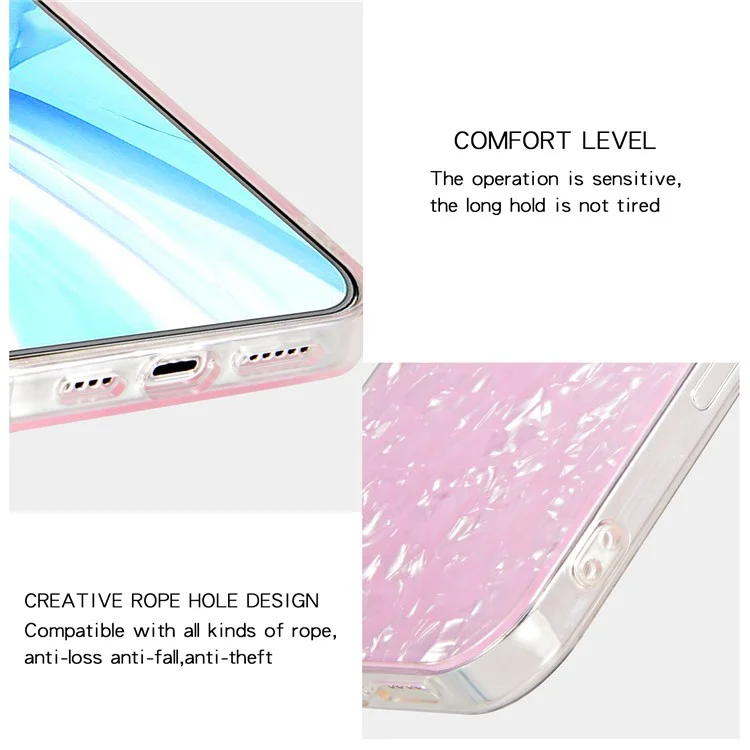 IPAKY For Samsung Galaxy A13 5G Scratch-resistant Acrylic + TPU Hybird Cover IMD Phone Case Shell - Pink