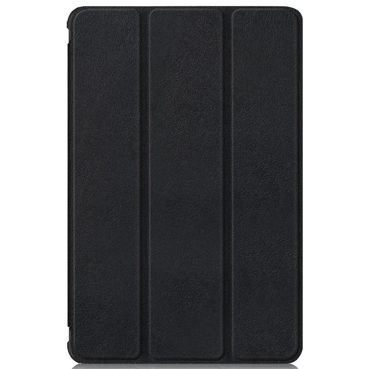 Für Samsung Galaxy Tab A8 10.5 (2021) / A8 10.5 (2022) Anti-Fall Leicht Dünne Premium Dreifach-Falten Stand Auto Wake / Sleep PU Leder Tablet Hülle Abdeckung - Schwarz