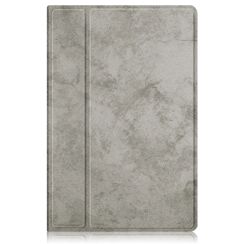Für Samsung Galaxy Tab A8 10,5 (2021) / A8 10,5 (2022) Einfarbiges PU-Leder + PC-Tablet-Hülle mit Drehständer, Schutzhülle – Grau
