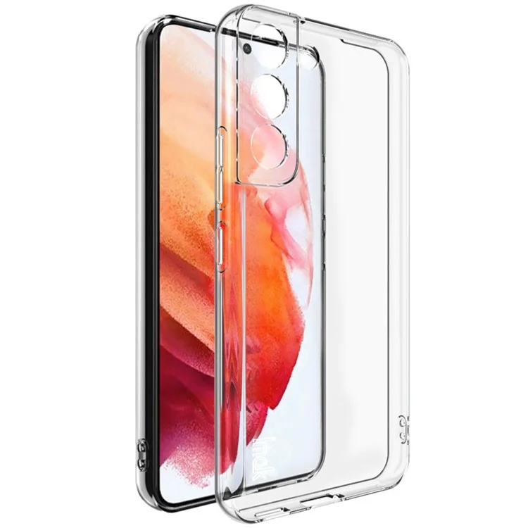 IMAK UX-5 Series TPU Case per Samsung Galaxy S22 5G, Custodia Posteriore Trasparente Anti-Graffio Slim