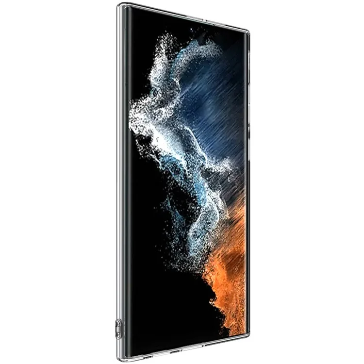 IMAK UX-5 Serie für Samsung Galaxy S22 Ultra 5G Rückseiten-Hülle, kristallklare, weiche TPU-stoßfeste, kratzfeste Handyhülle