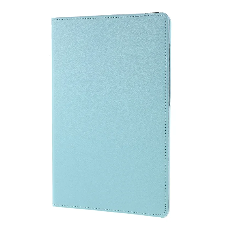 For Samsung Galaxy Tab S10 FE / S9 FE / S9 / S8 / S7 Tablet Case Rotary Stand PU Leather Cover with Elastic Band - Baby Blue