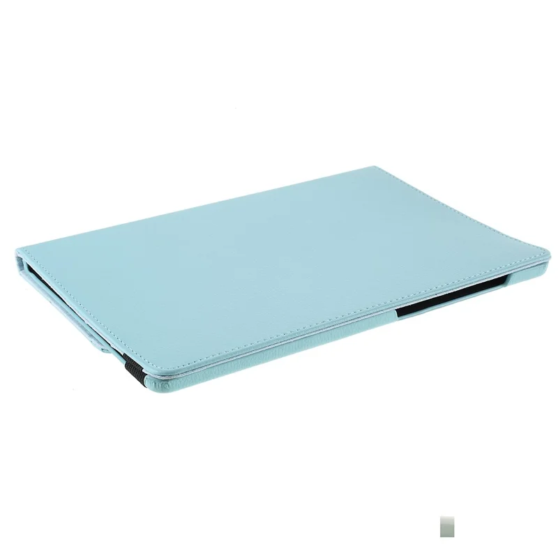 For Samsung Galaxy Tab S10 FE / S9 FE / S9 / S8 / S7 Tablet Case Rotary Stand PU Leather Cover with Elastic Band - Baby Blue