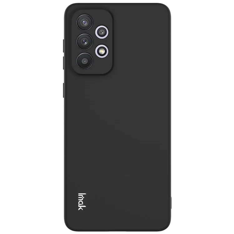 IMAK UC-2 Serie para Samsung Galaxy A33 5G Ajuste ceñido Color sólido ligero Carcasa de teléfono móvil de TPU blando - Negro