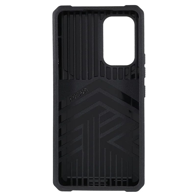 For Samsung Galaxy A53 5G PC + TPU Camera Slider Phone Case Anti-scratch Card Slot + Metal Kickstand Design Mobile Phone Shell - Gold