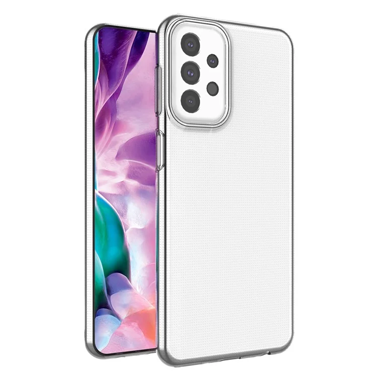 Für Samsung Galaxy A23 4G / 5G Weiche, flexible, langlebige TPU-Hülle Stoßabsorption Kratzsicher Klare Abdeckung