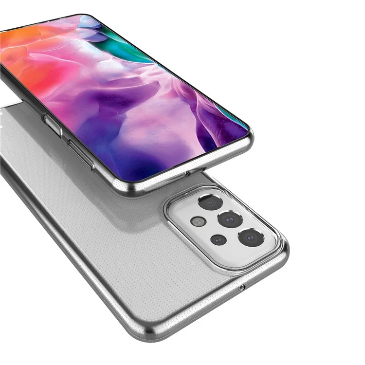 Für Samsung Galaxy A23 4G / 5G Weiche, flexible, langlebige TPU-Hülle Stoßabsorption Kratzsicher Klare Abdeckung