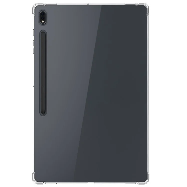 Für Samsung Galaxy Tab S8 Ultra Vierkant-Airbag Sturzsicheres Tablet-Gehäuse, Kristallklare TPU-Abdeckung