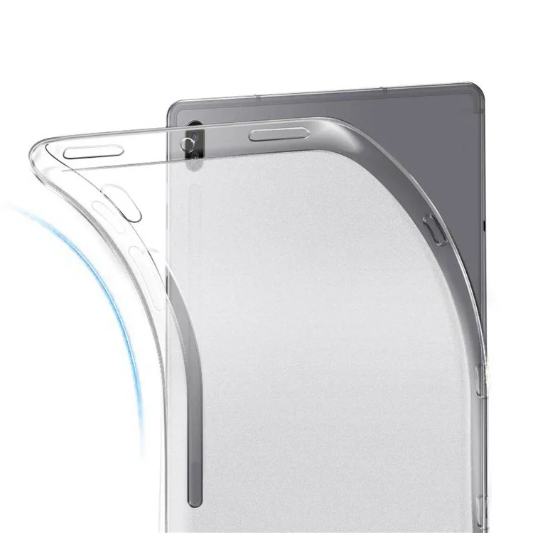 Für Samsung Galaxy Tab S8 Ultra glänzende Oberfläche, matte Innenbeschichtung Tablet-Hülle, kratzfest, weiche TPU-Schale