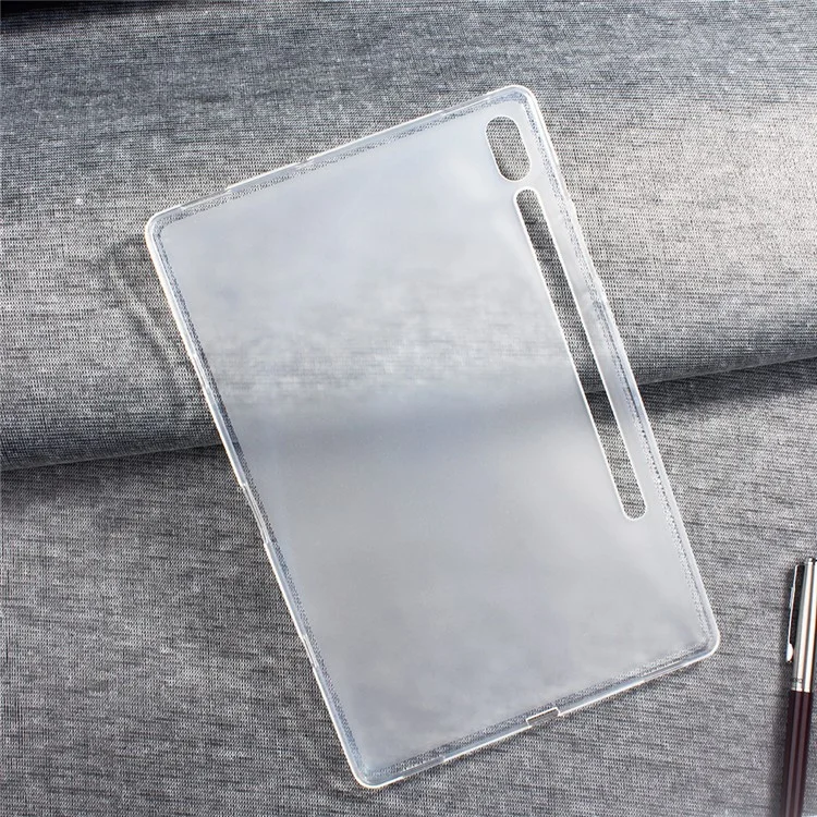 Für Samsung Galaxy Tab S8 Ultra glänzende Oberfläche, matte Innenbeschichtung Tablet-Hülle, kratzfest, weiche TPU-Schale