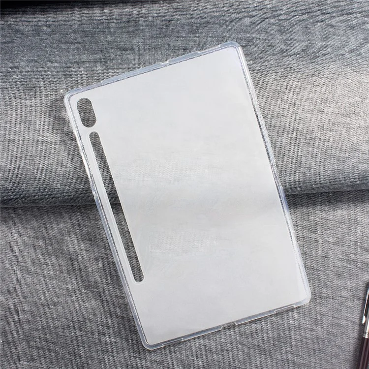Für Samsung Galaxy Tab S8 Ultra glänzende Oberfläche, matte Innenbeschichtung Tablet-Hülle, kratzfest, weiche TPU-Schale