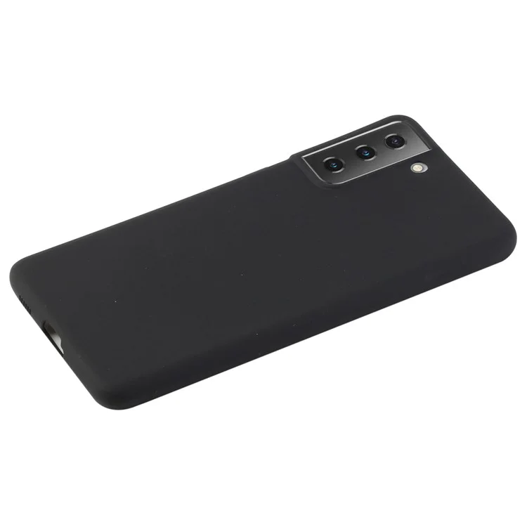 Für Samsung Galaxy S22+ 5G Dünne matte TPU-Handyhülle Finish-Profil Weicher Schutzüberzug - Schwarz