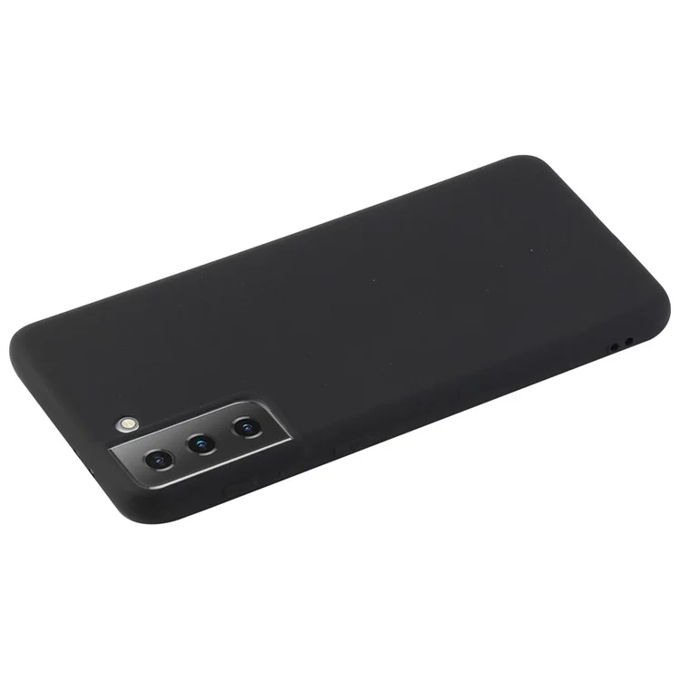 Für Samsung Galaxy S22+ 5G Dünne matte TPU-Handyhülle Finish-Profil Weicher Schutzüberzug - Schwarz
