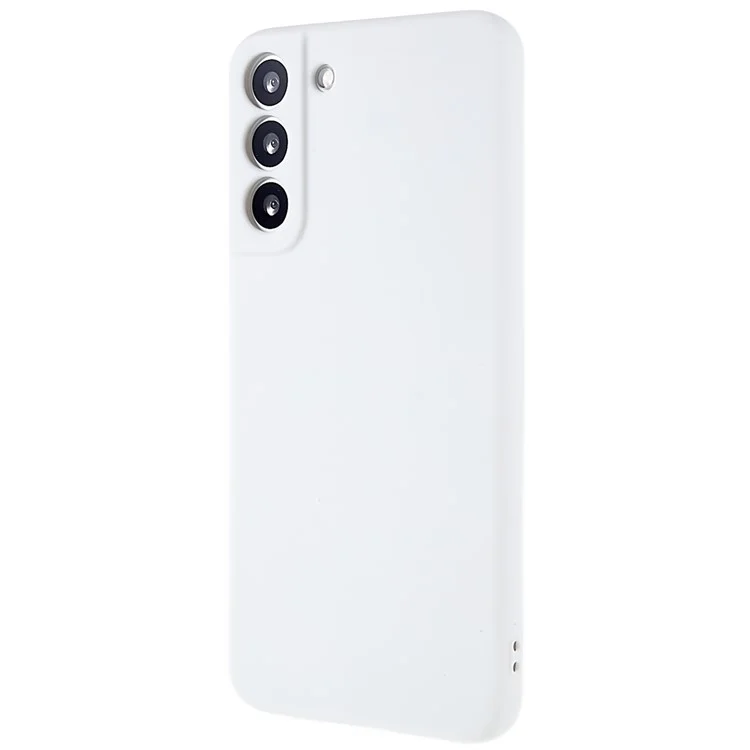 Para Samsung Galaxy S22 5G Suave TPU Funda Trasera Ultrafina del Teléfono Recubrimiento Mate Ligero Protector Caso - Blanco