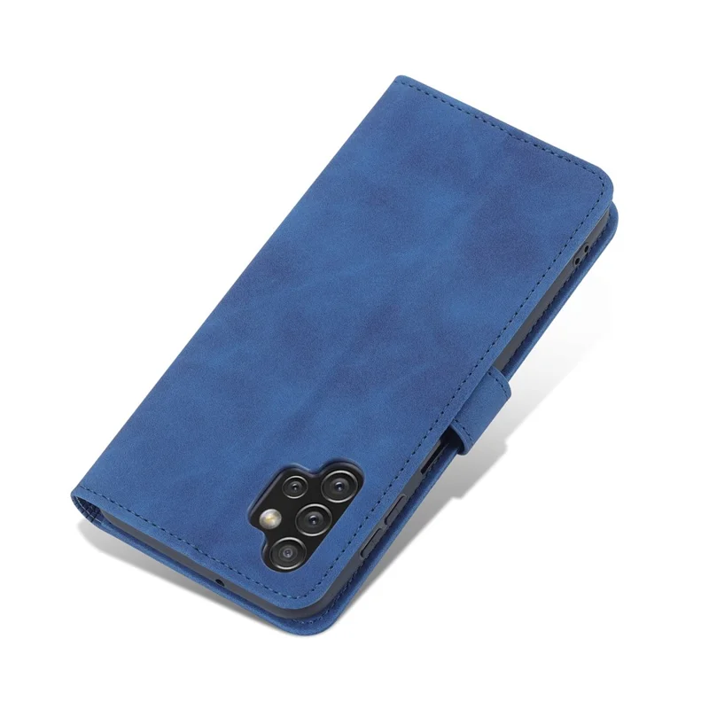AZNS Magnetic Clasp PU Leather Case for Samsung Galaxy A13 4G, Wallet Stand Phone Cover - Blue