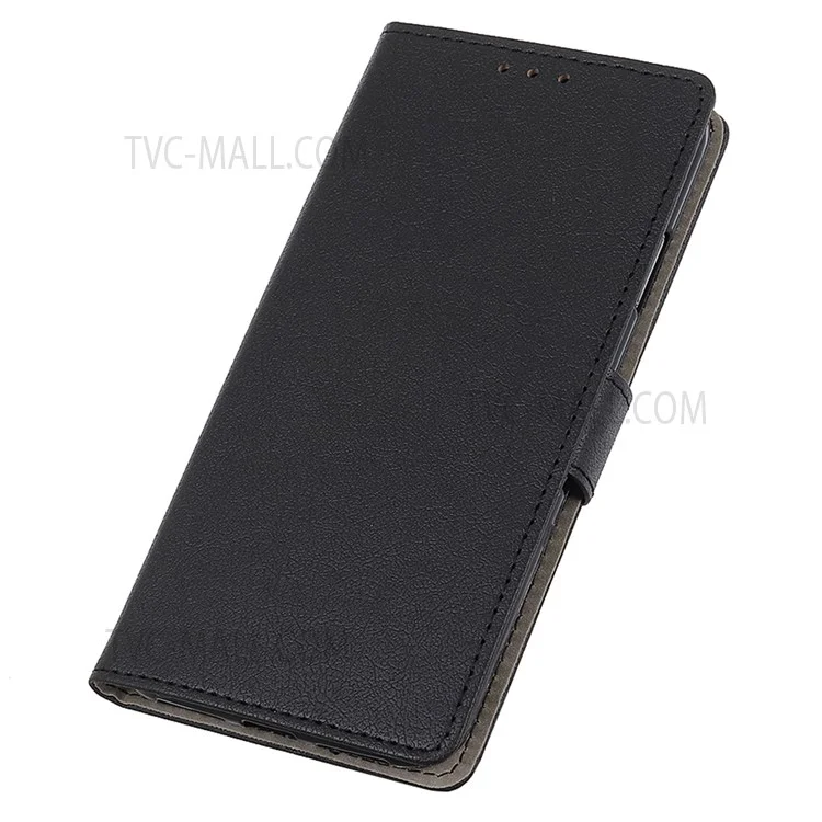 PU Leather Phone Case for Samsung Galaxy A23 4G / 5G, Viewing Stand Flip Magnetic Wallet-Style Full Protective Cover - Black