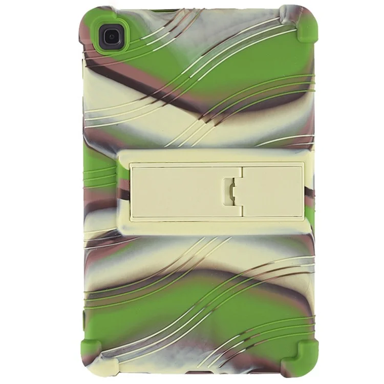 Pour L'onglet Samsung Galaxy A 8.4 (2020) Silicone Souple Résistant Aux Chocs Résistant À Un Impact Couverture De Boîtes De Tablette Avec Une Billets Pliable - Camouflage