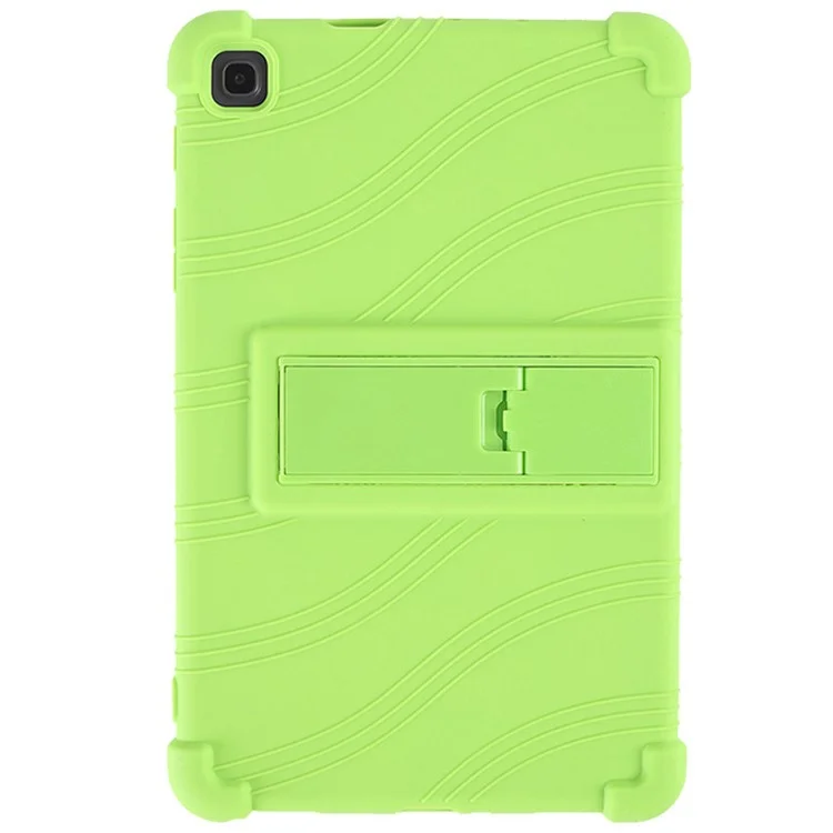 Pour L'onglet Samsung Galaxy A 8.4 (2020) Silicone Souple Résistant Aux Chocs Résistant À Un Impact Couverture De Boîtes De Tablette Avec Une Billets Pliable - Vert