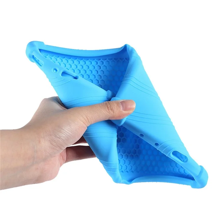 Pour L'onglet Samsung Galaxy A 8.4 (2020) Silicone Souple Résistant Aux Chocs Résistant À Un Impact Couverture De Boîtes De Tablette Avec Une Billets Pliable - Vert