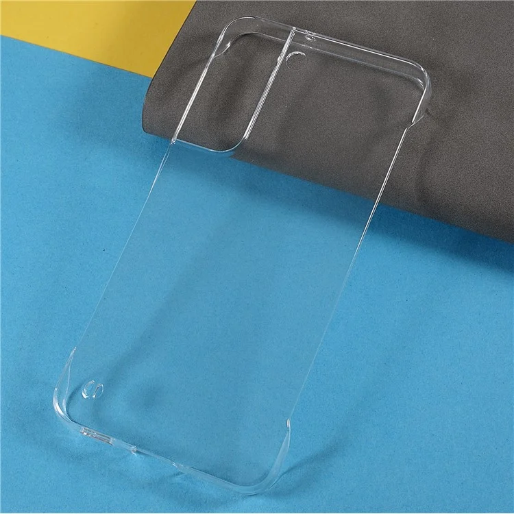 For Samsung Galaxy S22 5G Transparent PC Mobile Phone Back Cover Protection Case
