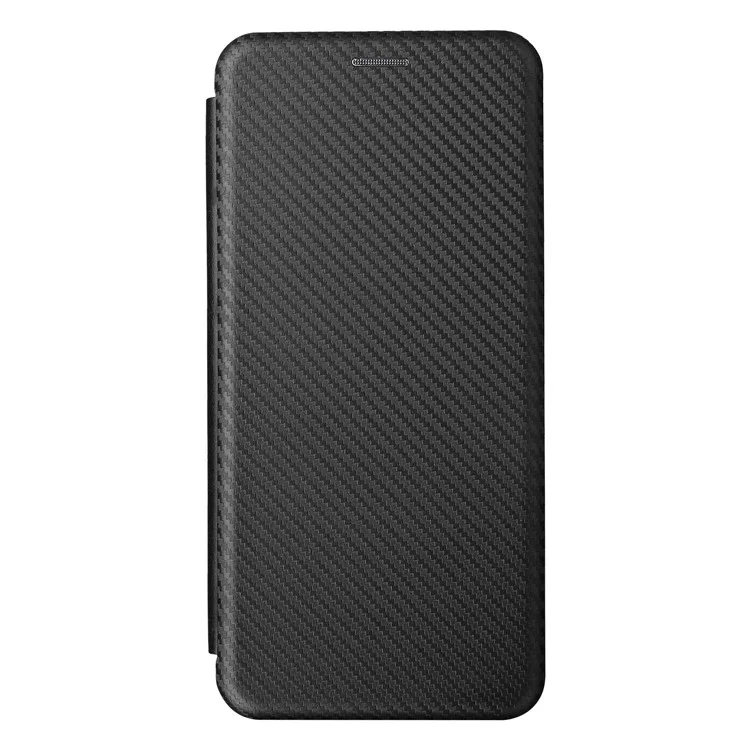 Für Samsung Galaxy A23 4G / 5G (globale Version) Carbon Fiber-Textur PU-Leder Flip-Tasche Kartenfach Magnetischer Absorption Komplett-Abdeckung - Schwarz