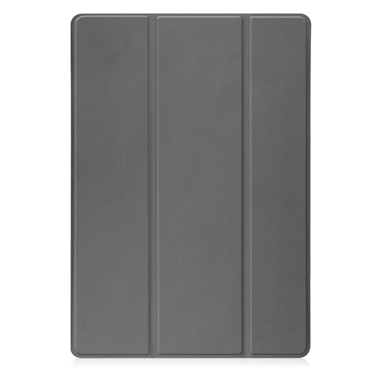 Pour Samsung Galaxy Tab S8+ Anti-rayures Antichoc TPU+PU Cuir Trifold Stand Auto Sleep/Wake Design Housse Tablette avec Support Crayon - Gris