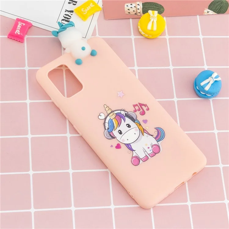 Drop-proof Phone Case für Samsung Galaxy A53 5G Kratzsichere Handyhülle Stoßfeste Abdeckung mit Mini-Figur/Musterdruck - Pferd und Musik