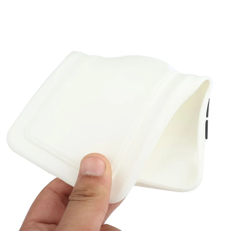 For Samsung Galaxy A13 5G / A04s 4G (164.7mm) Camera Lens Protection Shockproof TPU Non-Slip Phone Case with Card Holder - White